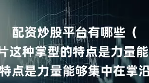 配资炒股平台有哪些（图3）图片这种掌型的特点是力量能够集中在掌沿