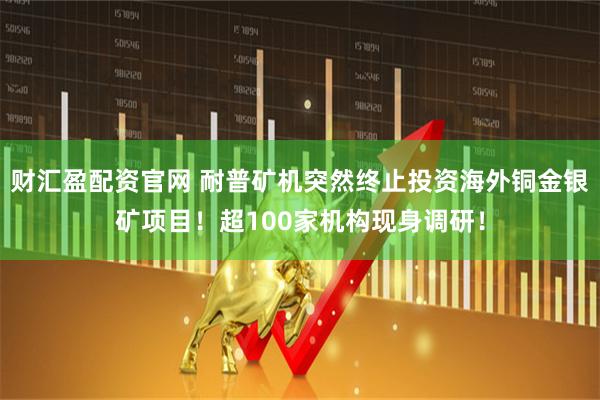 财汇盈配资官网 耐普矿机突然终止投资海外铜金银矿项目！超100家机构现身调研！